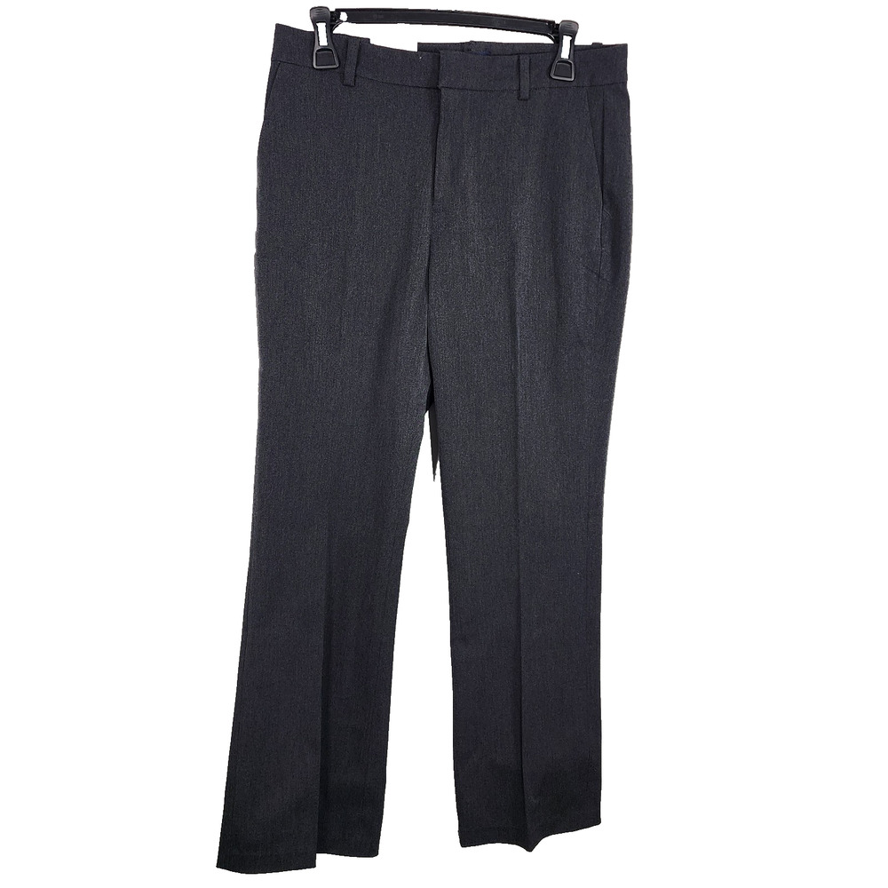 Tommy Hilfiger Women Blake Stretch Trouser Pant Size 6 Gray Chino Bootcut Office